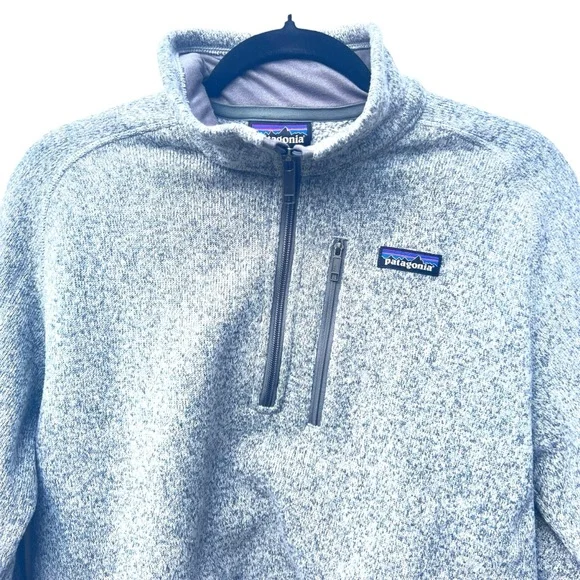 Patagonia gray 1/4 zip better sweater M Medium gray jacket - Picture 2 of 6
